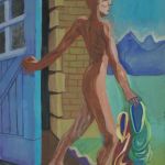 Figure Walking Out